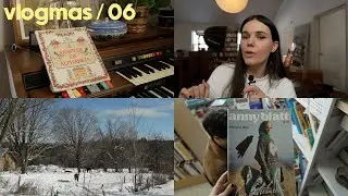 vlogmas jour 06 🪉🕯️ une parfaite journée hivernale dans la campagne québécoise