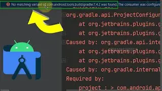 No matching variant : Android Error 100% Solved #androidstudio