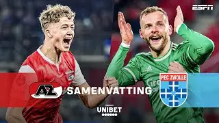 😮 SPANNENDE SLOTFASE: DRIE GOALS IN LAATSTE KWARTIER 🍿 | Samenvatting AZ - PEC Zwolle