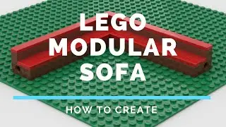 How To Create a Basic LEGO Modular Sofa