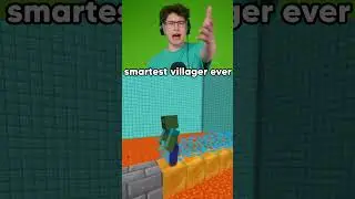 Who is the Smartest Villager in Minecraft?😱 #reaction