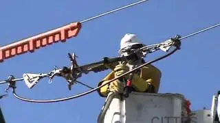 Instalación rompe tramo - 13,2 kV. (Trabajos con Tensión)