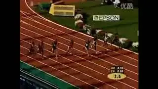 2001 World Championship's 100m Final （Maurice Greene 9.82 with injury）