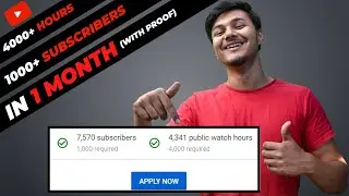 How To Get 1000 Subscribers & 4000 Hours Watch Time on YouTube | Get Monetized On YouTube 2026! 🤑