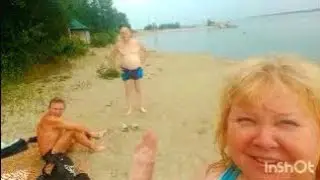 Мукбанг 🍜 на Пляже 🌴 едим сало с пирогами