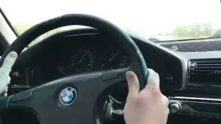 BMW E34 2.4TD acceleration (розгін)