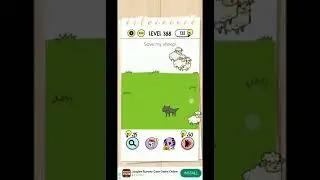 Level 388 Save my sheep 🐑🐑🐏 #braintest #sheep #theif #shorts #samgamesolver