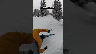 Telemark Skiing | Cruisin’ - Utah #freeheellife #skiing