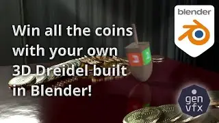 TUTORIAL: Build and animate a Dreidel and win all the coins!  Happy Holidays!