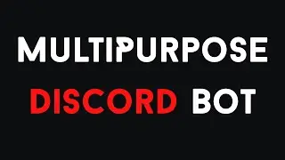 Make your own Discord Bot: Ticket, Mod, Rank, Custom Commands, Slash, Prefix and alot
