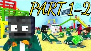 Squid Game Wither Cheater + Honeycomb Candy Challenge Apolycypse PART 1-2 (Mobs Parody)