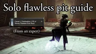 The ULTIMATE Pit of Heresy solo flawless guide
