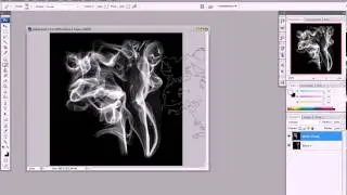 Photoshop Tutorial German Deutsch   Smoke Effect    Rauch Effekt