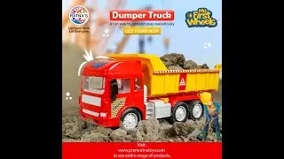 Ratna's My First Wheels Friction Powered Dumper Toy Truck