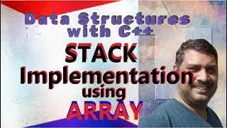 stack implementation using array in c++  with example || By Studies Studio