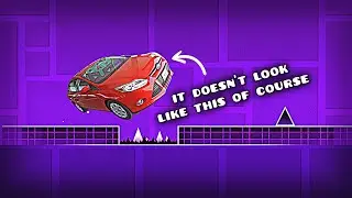 I found out how to make a car in Geometry Dash