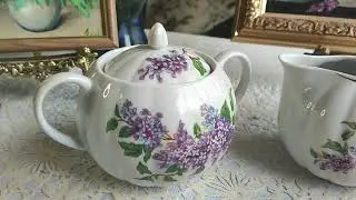 🌸🌿Сирень на фарфоре 🌿🌸