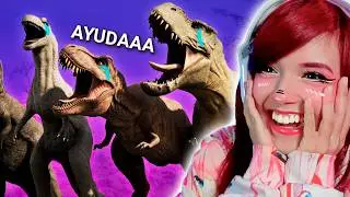 QUE LES PASO?!😨🦖💥REACCIONANDO A LA EVOLUCION DEL T-REX EN LAS PELICULAS Y TV