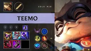 Teemo Mid vs Mel - EUW Master Patch 26.08