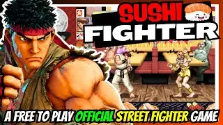 New OFFICIAL Street Fighter Game [Let's Play SUSHIRO FIGHTER] 🔥🍣