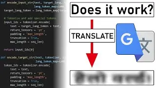 Let's Recreate Google Translate! | Model Training