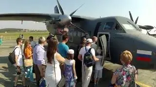 Видеозарисовка с праздника  в аэропорту 
