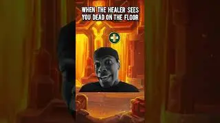 When the healer sees you dead on the floor 