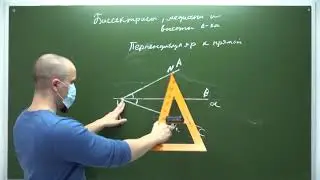 7 класс. Геометрия. 2 четверть. 4 урок. Медианы, биссектрисы и высоты треугольника