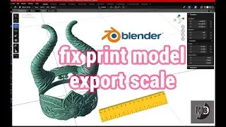 fix scale measurement unit in blender