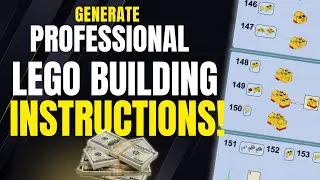 Create & Export Professional LEGO Instructions in Bricklink STUDIO (PDF & PNG)