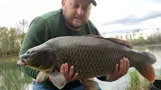 I caught a large wild carp - it was night fishing