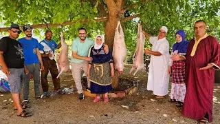 كلشي تخلع 😱 كالسين ما علينا ما بينا حتى خرج لينا 🪱 أجواء عيد الأضحى مع عائلة مربوحة