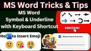 MS Word Tricks and Shortcuts | MS Word Tips |  MS Word tricks and tips | How to use MS Tricks