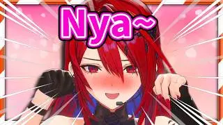 Chat Was Not Ready for 3D Liz's Cute CAT POSE 【HololiveEN】