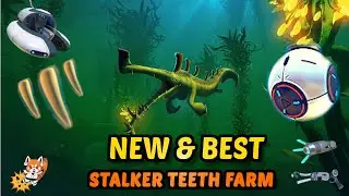 BEST Way To Farm Stalker Teeth | Enameled Glass | Subnautica