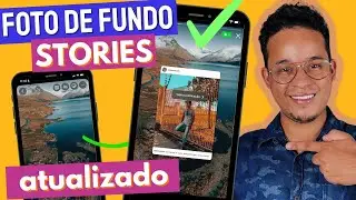 How to add a background photo when sharing a post from your feed to your stories - 2023