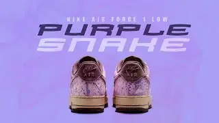 PURPLE SNAKE 2025 Nike Air Force 1 Low DETAILED LOOK + RELEASE INFO