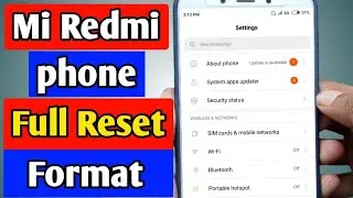 Reset Factory করলে ফোন হবে নতুনের মত সুপার ফাস্ট Relmi mobile and vivo and oppo// Redmi একদম নিউ হবে