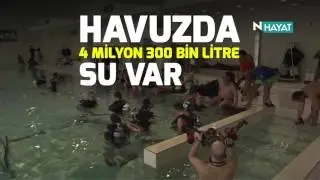 N Hayat... 42 metre derinliğindeki havuz