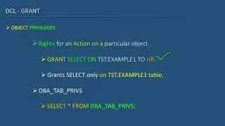 44 Oracle SQL Developer Tutorial For Beginners  51   DCL   Object Privileges