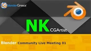 Blender Greece Community Meeting 01 (Live Stream)