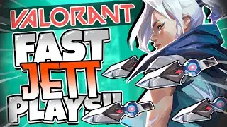 MAD Flying JETT Tricks To USE... VALORANT JETT ! (Outplays & Ult)
