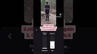How to reduce the music on an Instagram Reel to create  a background sound. #instagramtips #reels