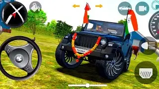Modified Mahindra Thar😈Games:Indian Red Thar (Gadi Wala Games) Car Game Android Game - 
