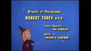 Bewitched S08Ep5 End credits Screen Gems 1971