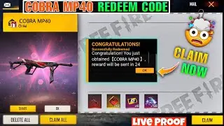 COBRA MP40 Redeem Code Today | 17 June 2022 Redeem Code | Free Fire Redeem Code Today