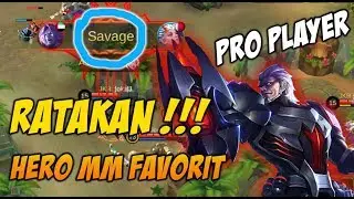SAVAGE !!! Perih Bener Tombak nya Moskov Pro Player - Mobile Legends