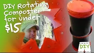 How To Make A DIY Rotating Composter From 2 Buckets