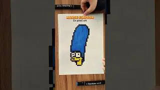 MARGE SIMPSON en PIXEL ART | Tutorial 