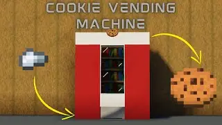 How To Build A Cookie Vending Machine In Minecraft